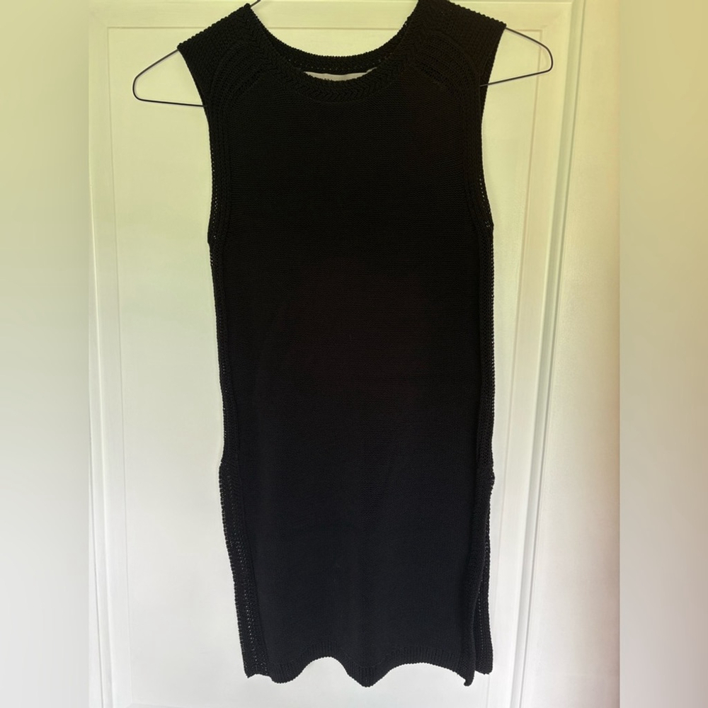 Athleta | Long & Lean Sweater Vest Tunic | Sz XXS | Black | EUC - Picture 3 of 9